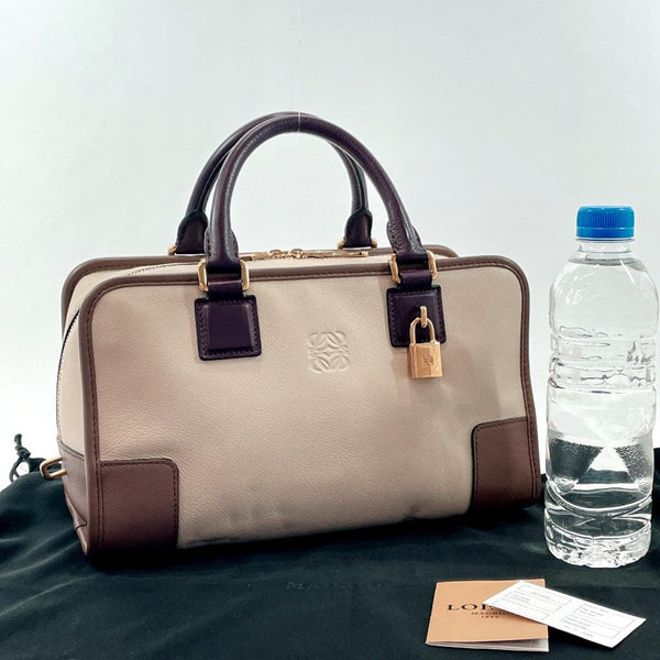 LOEWE Handbag 352.45.A03 Amazona 28 leather beige beige Women Used - JP-BRANDS.com