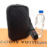 LOUIS VUITTON Utility Side Bag Shoulder M53298 Taurillon Leather Black