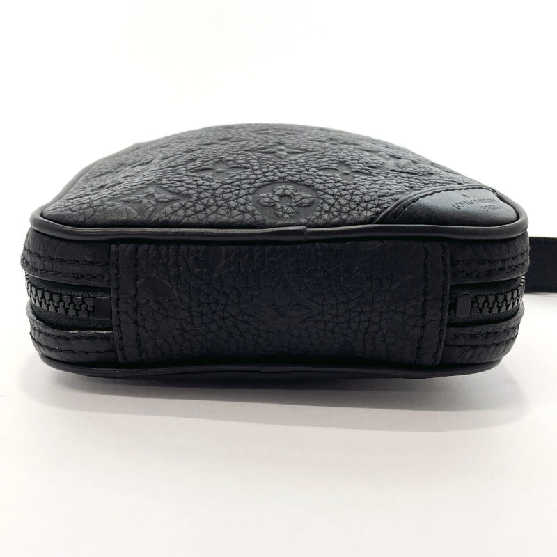 LOUIS VUITTON Utility Side Bag Shoulder M53298 Taurillon Leather Black