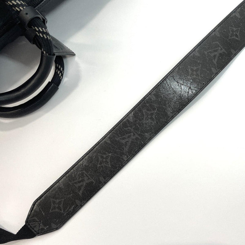 Louis Vuitton Black Keepall Leather Strap w/ Goldtone Metal Poignet UEC  🇫🇷