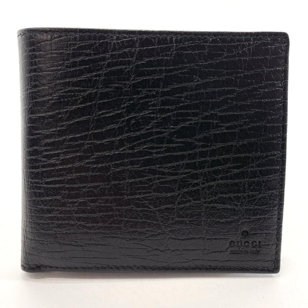 GUCCI wallet 04848 leather Black mens Used - JP-BRANDS.com
