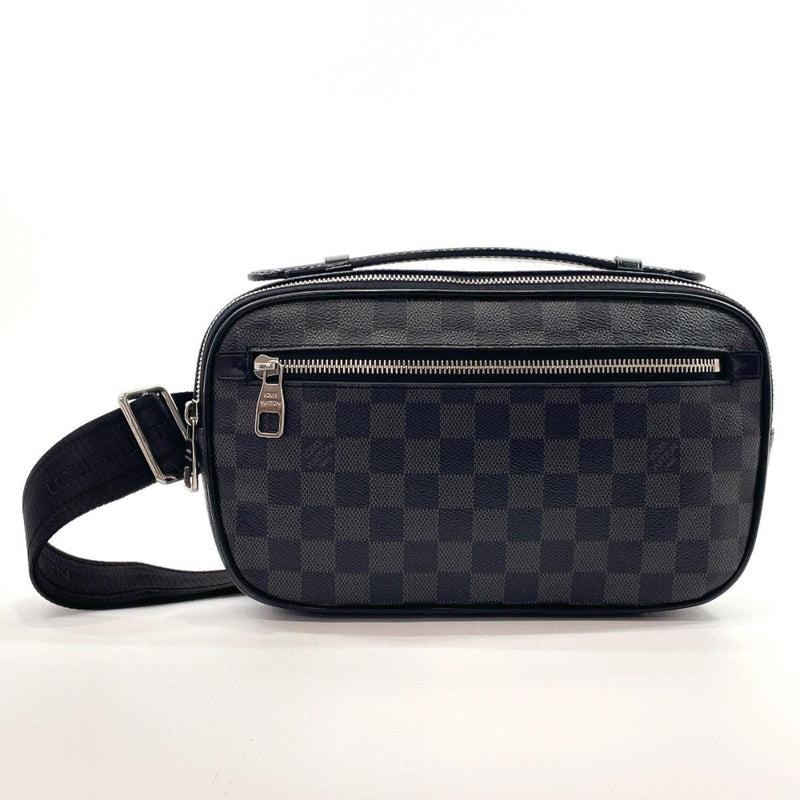 Louis Vuitton Full Damier Leather Messenger Briefcase Men Bag Crossbody