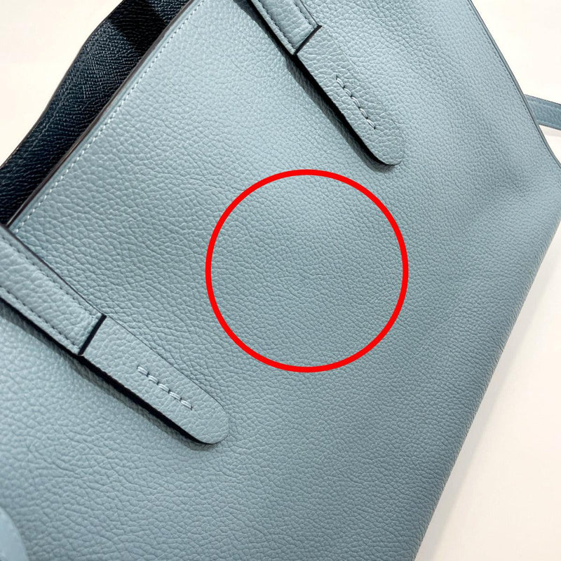 COACH Handbag K1881-25137 2way leather blue Women Used - JP-BRANDS.com