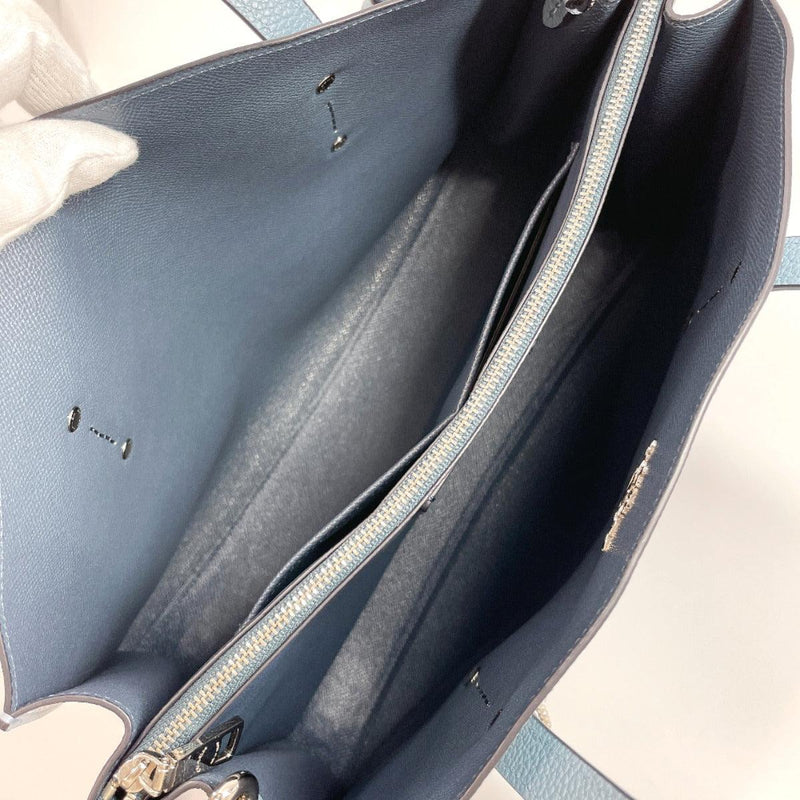 COACH Handbag K1881-25137 2way leather blue Women Used - JP-BRANDS.com