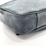 Auth Louis Vuitton Monogram Eclipse Bum Bag M42906 Men's Sling Bag