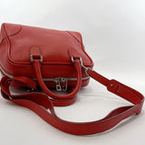 LOEWE Handbag Amazona 75 2way leather Red Women Used - JP-BRANDS.com