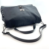 ZANELLATO Handbag 32167553 2way Nylon Black unisex Used