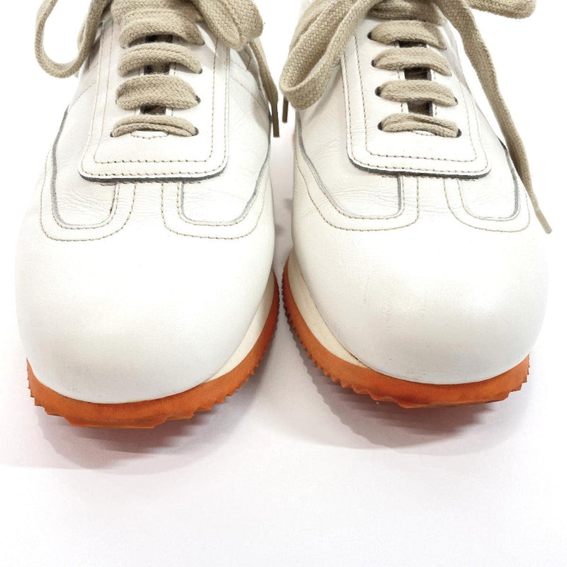 HERMES sneakers quick leather white mens Used - JP-BRANDS.com
