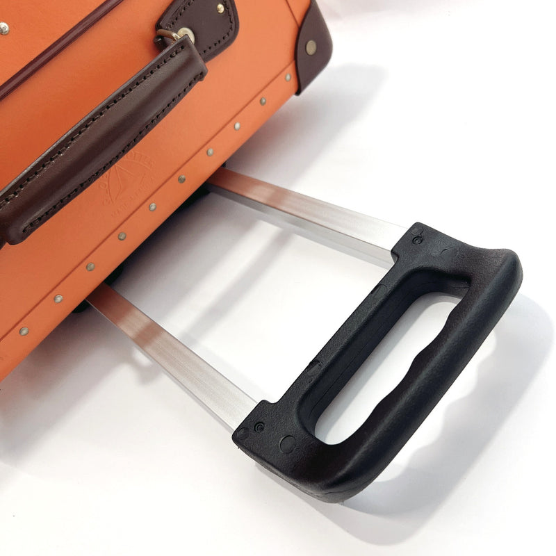 GLOBE TROTTER Carry Bag 20インチ/leather Orange Orange unisex Used