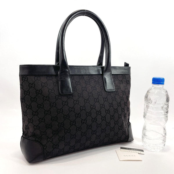 GUCCI Handbag 02・1119 GG canvas/leather Black Women Used - JP-BRANDS.com