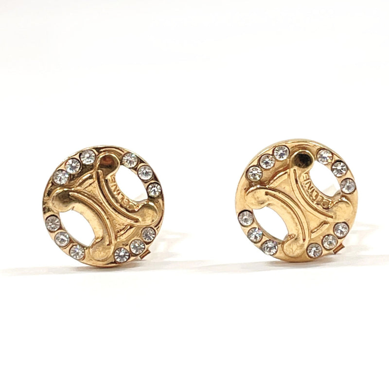 CELINE Earring metal/Fake pearl Accessories Women vintage