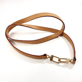 LOUIS VUITTON Shoulder strap Leather Brown unisex Used