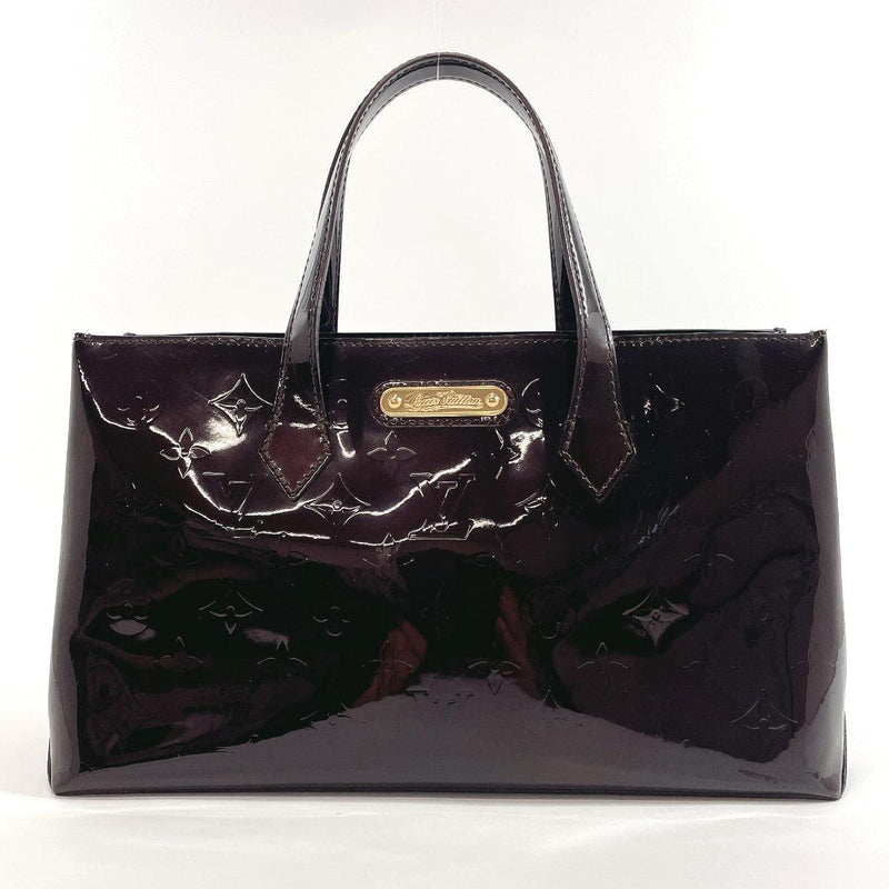 LOUIS VUITTON Handbag M93641 Wilshire PM Monogram Vernis Bordeaux Bord –
