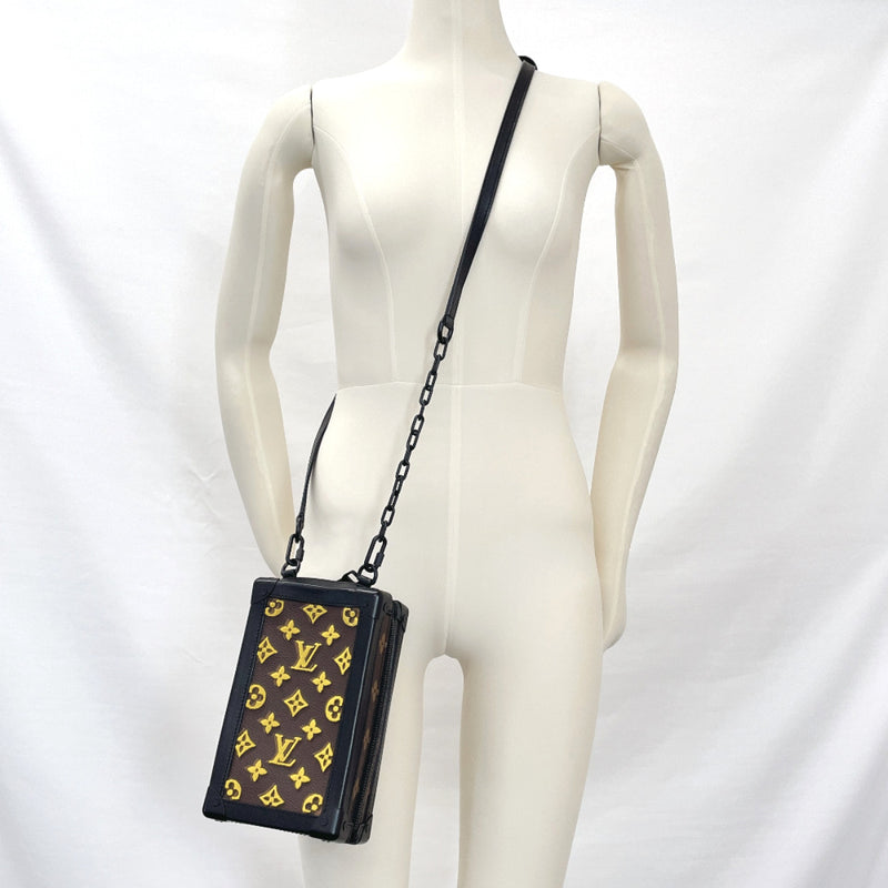 Louis Vuitton Vertical Trunk Bag Monogram Yellow / Black Rhw