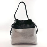 MIUMIU Shoulder Bag R1129C Madras 2WAY leather Silver Silver Women Used
