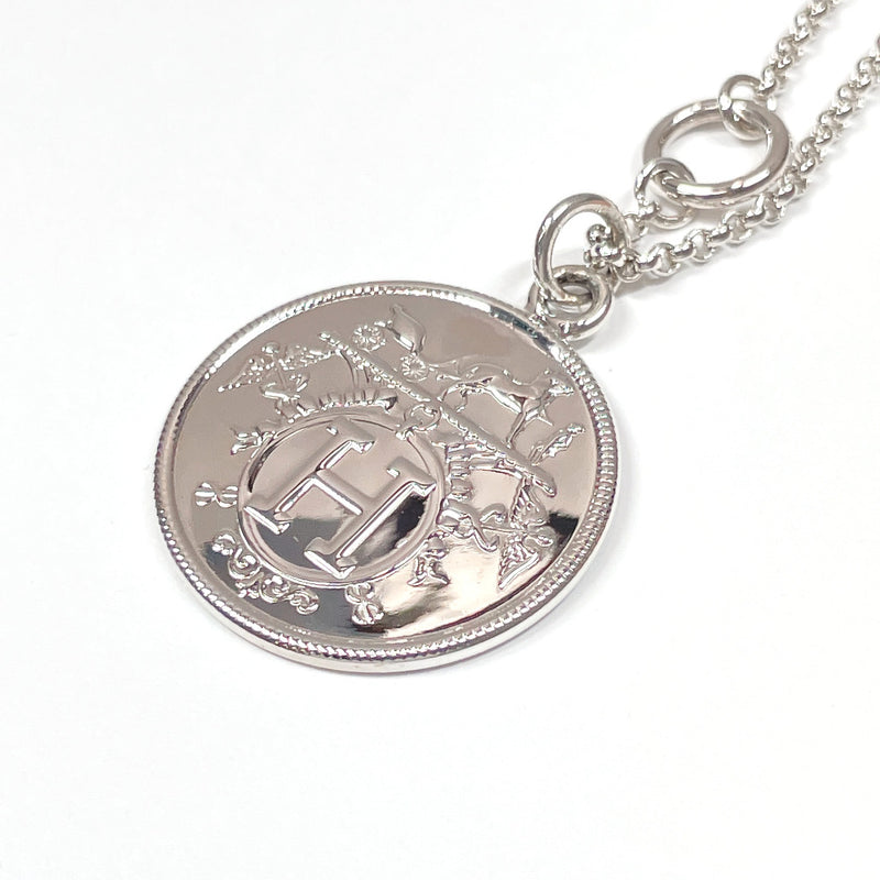 HERMES Necklace Exlibris MM Silver925 Silver Women Used