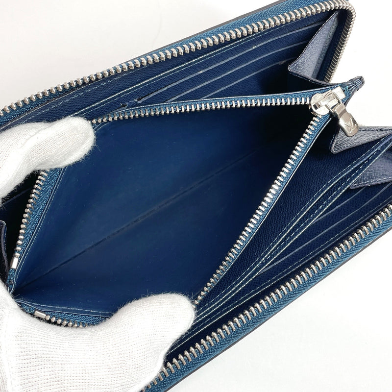 LOUIS VUITTON purse M61873 Zippy wallet Epi Leather Navy mens Used