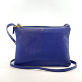 CELINE Shoulder Bag 165113ETA 07IN  trio leather blue Women Used