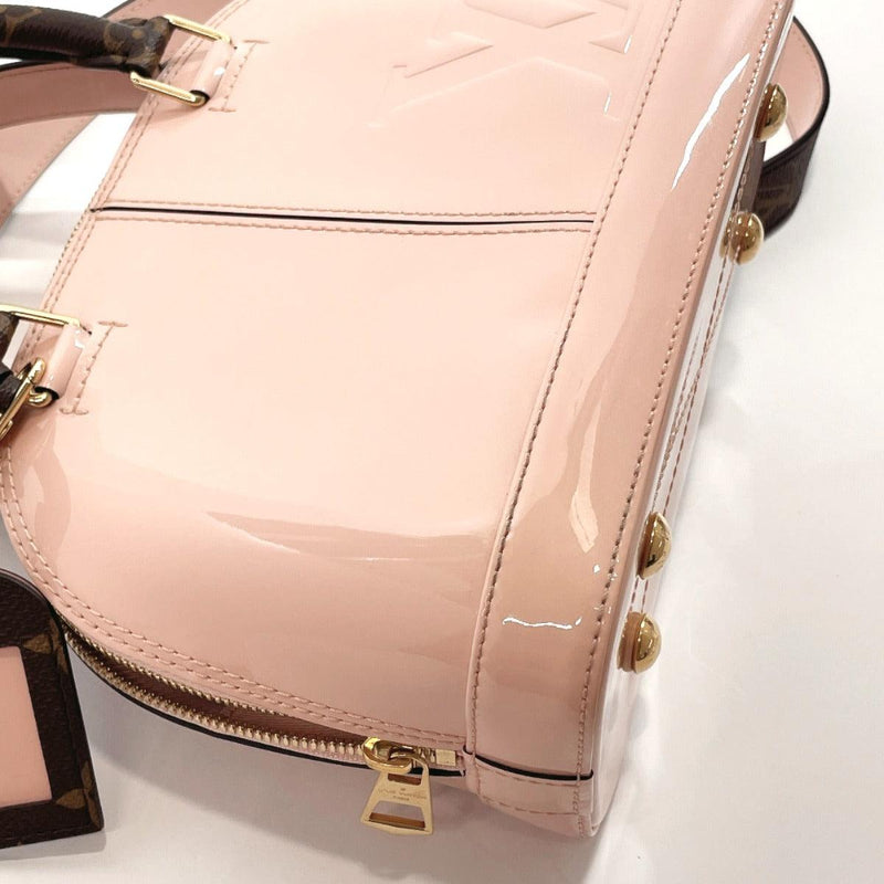 Alma BB bag in pink patent leather Louis Vuitton - Second Hand