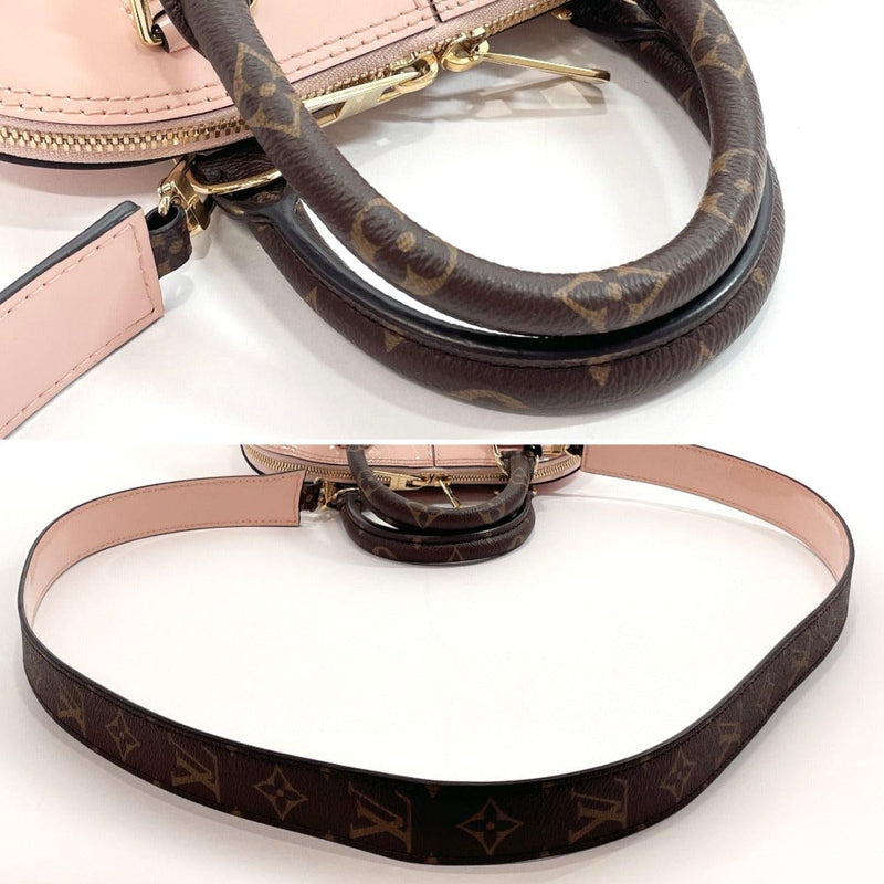 LOUIS VUITTON Handbag M51925 Alma BB Patent leather/Monogram canvas pink pink Women Used - JP-BRANDS.com