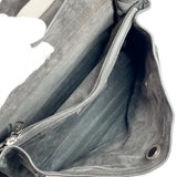 Yves Saint Laurent rive gauche Handbag 197149 Muse toe leather gray gray Women Used