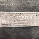 Yves Saint Laurent rive gauche Handbag 197149 Muse toe leather gray gray Women Used