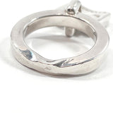 CHANEL Ring Camellia / No5 / Clover Ring Silver #13(JP Size) Silver Women Used - JP-BRANDS.com
