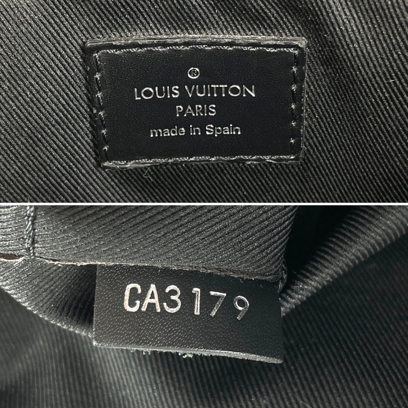 Authenticated used Louis Vuitton District PM NM Men's Shoulder Bag M44000 Monogram Eclipse (Black), Size: (HxWxD): 21cm x 25cm x 7cm / 8.26'' x 9.84
