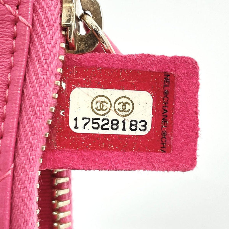 CHANEL coin purse A50168 Matelasse lambskin pink Women Used - JP-BRANDS.com