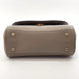 COACH Shoulder Bag F22349 leather/Suede gray Women Used - JP-BRANDS.com