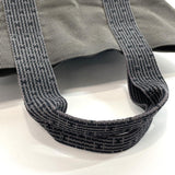 HERMES Tote Bag Her Line Kabasutoto Ikat nylon canvas/Cotton canvas gray Women Used - JP-BRANDS.com