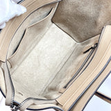 CELINE Handbag 167793 Luggage shopper micro leather beige Women Used