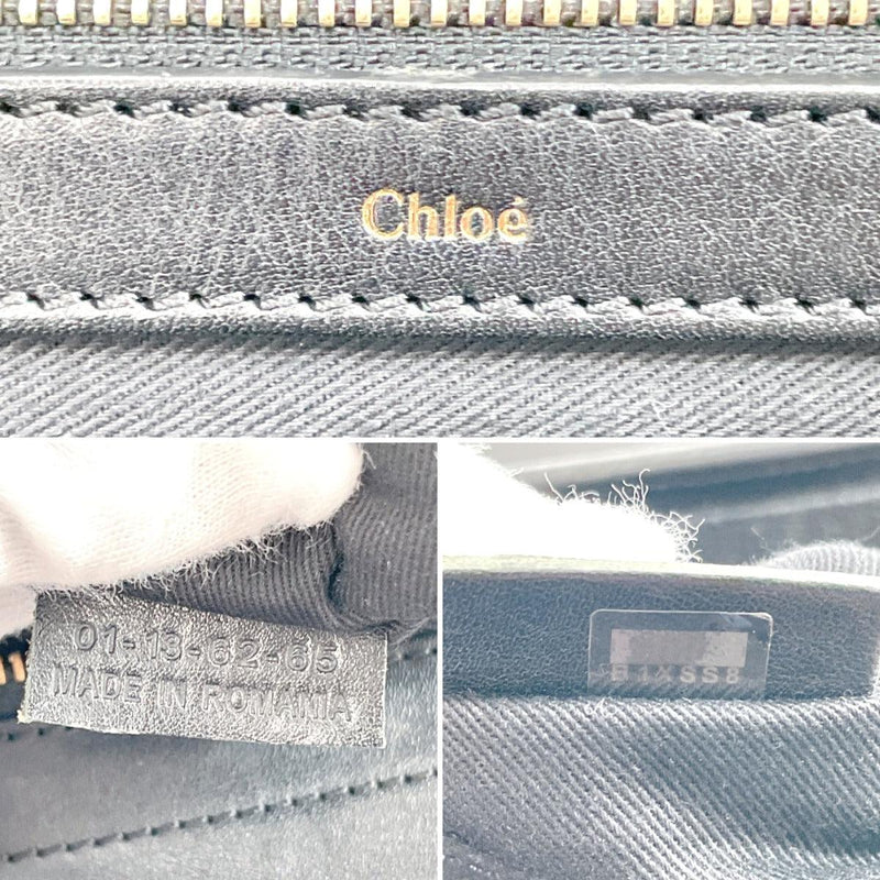 Chloe Handbag 01-13-62-65 Alice 2way leather Black Women Used - JP-BRANDS.com
