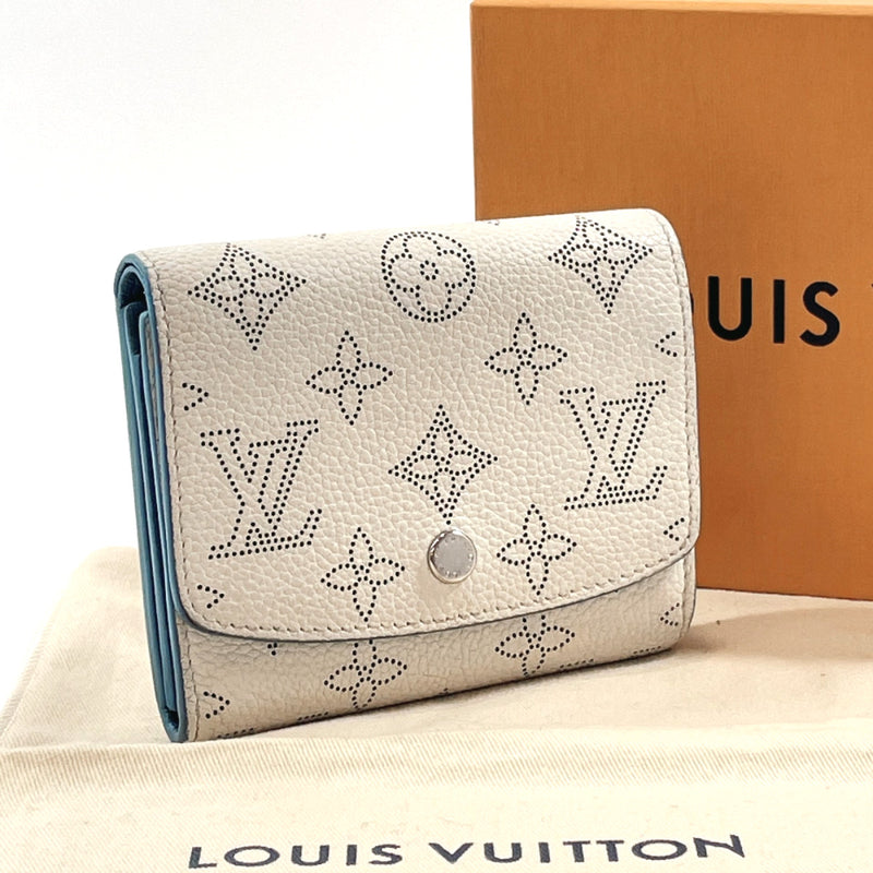 Louis Vuitton Iris Compact Wallet Black Mahina