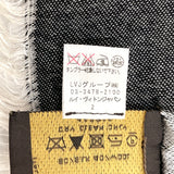 LOUIS VUITTON shawl M75123 Monogram Shine silk/wool gray Women Used