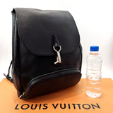 LOUIS VUITTON Backpack Daypack M30172 Cashier Taiga Black Black mens Used