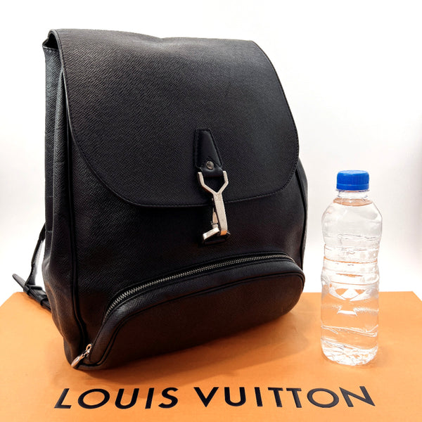 LOUIS VUITTON Backpack Daypack M30172 Cashier Taiga Black Black mens Used