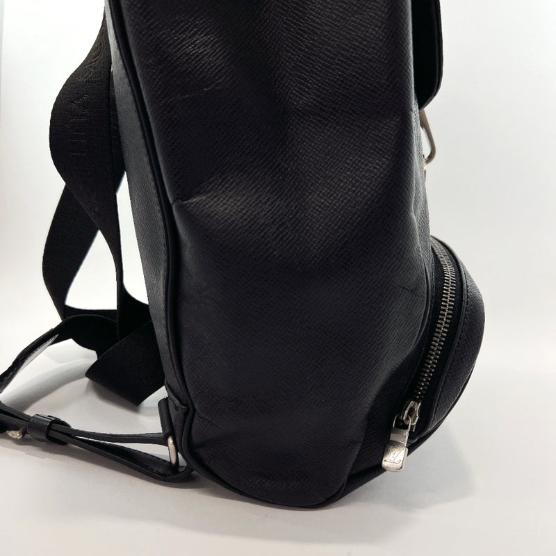 Louis Vuitton Anton Backpack Taiga Leather Black 775046