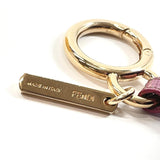 FENDI key ring Pom pom charm Fox purple Women Used - JP-BRANDS.com