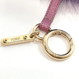 FENDI key ring Pom pom charm Fox purple Women Used - JP-BRANDS.com