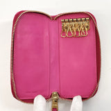 MIUMIU key holder 5M0604 Materasse six hooks leather pink pink Women Used