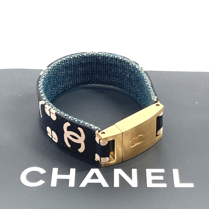 CHANEL bracelet Nylon Black Black 01 P Women Used - JP-BRANDS.com