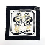 HERMES handkerchief 331266S 01 Carre Nano Brid de Gala silk Black Black Women New