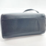 FENDI Shoulder Bag 8BN309 Peek-A-Boo XS leather Black Women Used