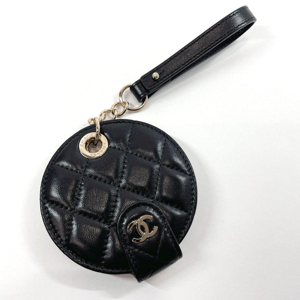 CHANEL Other accessories Matelasse name tag lambskin Black Women New - JP-BRANDS.com