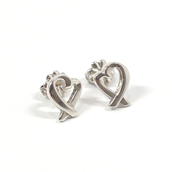 TIFFANY&Co. earring Paloma Picasso Rubbing Heart Silver925 Silver Women Used