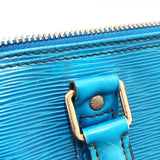 LOUIS VUITTON Boston bag M42965 Keepall50 Epi Leather blue mens Used