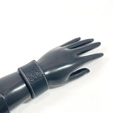 LOEWE bracelet 119.19.336 Anagram slap leather Black Women Used - JP-BRANDS.com