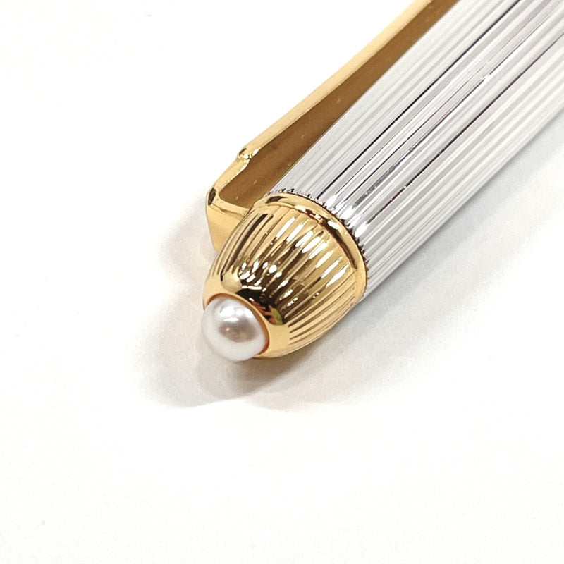 MIKIMOTO Ballpoint pen Stainless Steel Silver Silver unisex Used