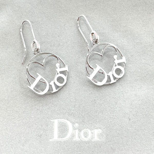 Dior earring metal Silver Silver Women Used - JP-BRANDS.com